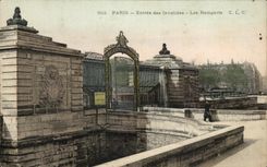 CPA Paris Entrance of Invalides the Walls