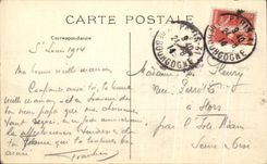CPA Paris l'Arc de Triomphe et l'Etoile