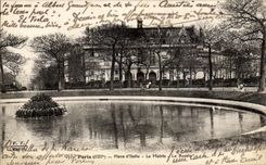 CPA Paris Place d'Italie la Mairie La Bassin