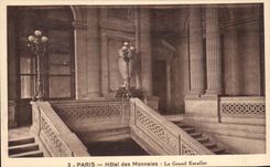 CPA Paris Mint the Large Staircase