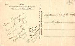 CPA Paris Basilica Of the Sacring Heart De Montmartre Vault Of co Marguerite Marie