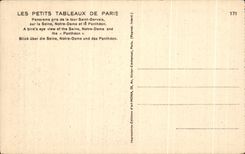 Pequenas tablas Of Paris Panorma de CPA tomadas de la torre