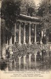 CPA Paris the Park Heap vast Naumachie oval basin surrounds by a Corinthian Colonnade
