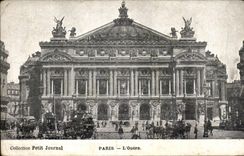 CPA Paris Collection small Paris Newspaper Opera