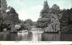 CPA Paris the Lake Bois de Boulogne