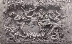 CPA the Hell Taken Montmartre Paris