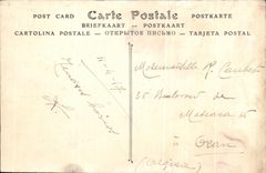 CPA Paris vista en el corazon de la consagracion tomado de la torre Eiffel por el clima tempestuoso