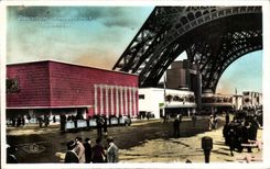 CPA Fair International Paris Overall picture Dimension Fields Of March Eiffel Tower