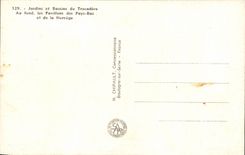 Jardines de CPA Paris y lavabos internacionales justos de Trocadero en las casas inferiores de los Paises Bajos