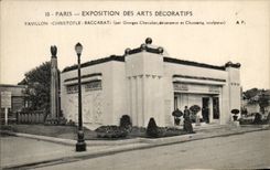 CPA Paris Fair of Decorative Arts House Christofle Baccarat Paris