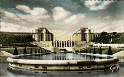 CPA Paris And Its Wonders Palate of Chaillot seen of the gardens
