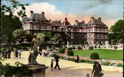 CPA Paris And Its Wonders Garden and Palate of Luxembourg