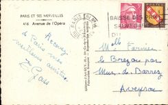 CPA Paris And Its Wonders Avenue of Opera