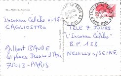 CPSM Paris el panteon