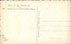 Ataque frontal de CPA Paris de la catedral de Notre Dame