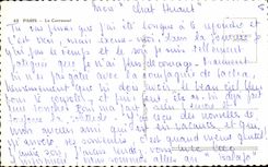 CPSM Paris the Carousel Louvre Eiffel Tower