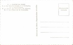 El La de CPA Paris dana el molino Arc De Triomphe de Rougee la opera de Notre Dame