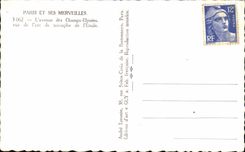 CPA Paris And Its Wonders the avenue of the Champs Elysees