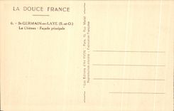 CPA Saint Germain En Laye Le Chateau Facade principale