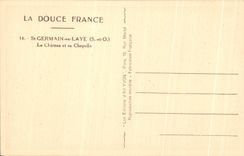 CPA Saint Germain En Laye Le Chateau Facade principale