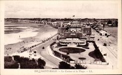 Santo Malo de CPA el casino y la playa