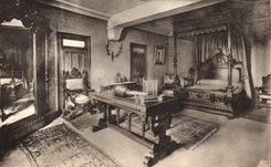 CPA Castle De Peyrieu room To be slept Renaissance