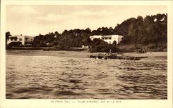 CPA La Croix Villa St Michel Vue De La Mer