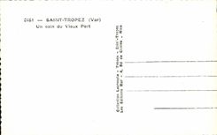 CPSM Saint Tropez Un Coin Du Vieux Port