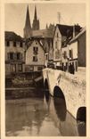 CPA Soft France Chartres Old man Bridge And Old Brebion Houses