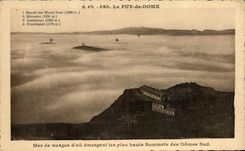 CPA Puy De Dome Sea Of Clouds