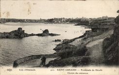 CPA Saint Lunaire Promenade du Decolle Chemin des amoureux
