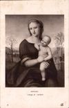 CPA Raphael Vierge Et l'Enfant