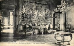 CPA Pau Le Chateau Henri IV Le Salon d'Attente