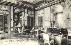 CPA Palate De Fontainebleau Living room Of Music Of Marie Antoinette