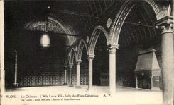 CPA Blois Le Chateau L'Aile Louis XII Salle Des Etats Generaux