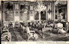 CPA Chantilly Le Chateau Chambre Du Prince De Conde