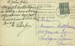 CPA Vichy Quai De l'Allier Et La Cote St Amand