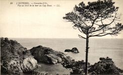 CPA L'Esterel Corniche d'Or Vue au bord de la mer au Cap Roux