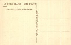 CPA Cannes the Bell-tower of the Mount Knight