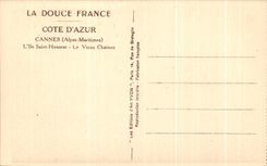 CPA Cannes Saint Honorat the Old Castle