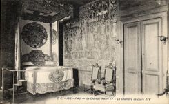 CPA Pau Le Chateau Henri IV La Chambre de Louis XIV