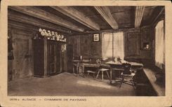 CPA Alsace Room the Peasant ones