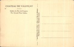 CPA Chateau De Valencay Galerie du Rez de Chaussee 