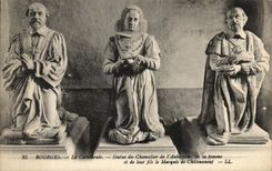 Estatua de la catedral del La de CPA Bourges del canciller de Aubespine