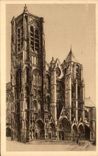 Catedral Saint-E'tienne del La de CPA Bourges