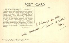 CPA Sir Water Scott Painting By Sir Edwin Landseer National portrait Gallery 