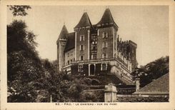 CPA Pau Le Chateau Vue du Parc
