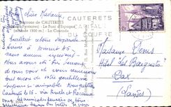 CPA Environs de Cauterets Le pont D'Espagne La Cascade