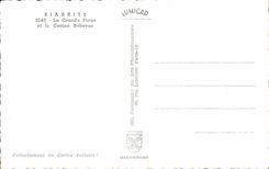 CPA Biarritz la grande Plage et le Casino Bellevue