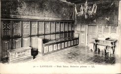CPA Langeais Petit Salon Boiseries Peintes